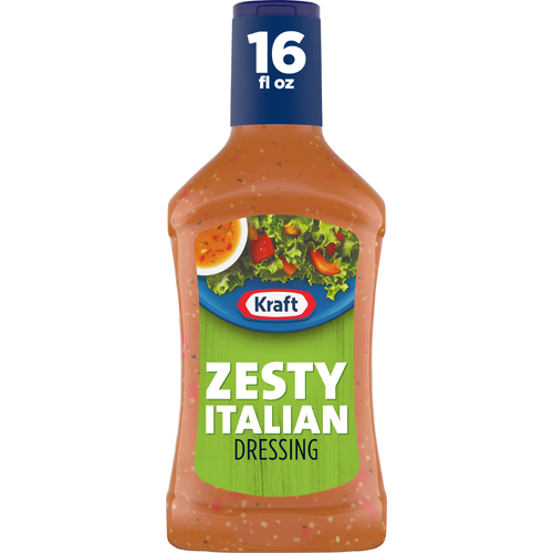 Kraft Zesty Italian Dressing - 16 Fluid Ounce Image 1 of 4