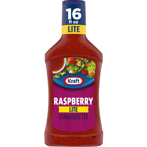 Kraft Raspberry Vinaigrette Lite Dressing - 16 Fluid Ounce Image 1 of 4
