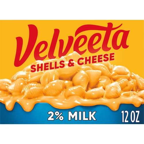 Kraft Velveeta Shells & 2% Milk Cheese Pasta - 12 Ounce