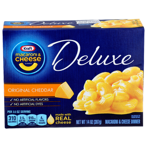 Kraft Original Cheddar Macaroni & Cheese Dinner - 14 Ounce