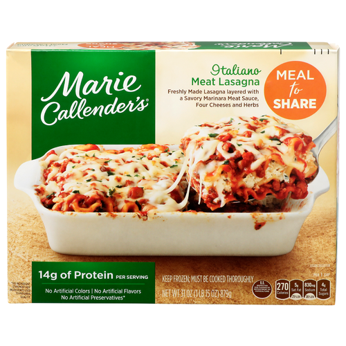 Marie Callender's Italiano Meat Lasagna - 31 Ounce