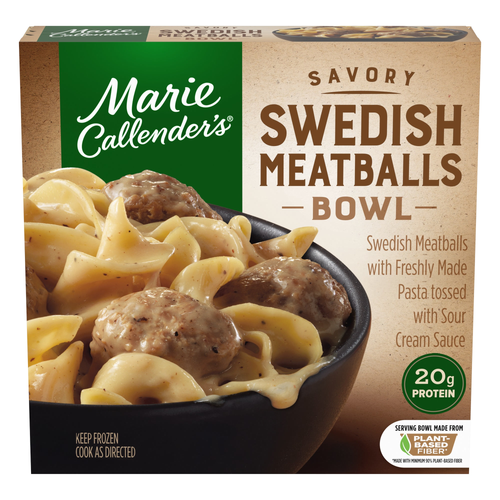 Marie Callender's Savory Swedish Meatballs Bowl, Single Serve Frozen Meal - 11.5 Ounce