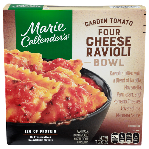 Marie Callender's Garden Tomato Four Cheese Ravioli Bowl - 11 Ounce