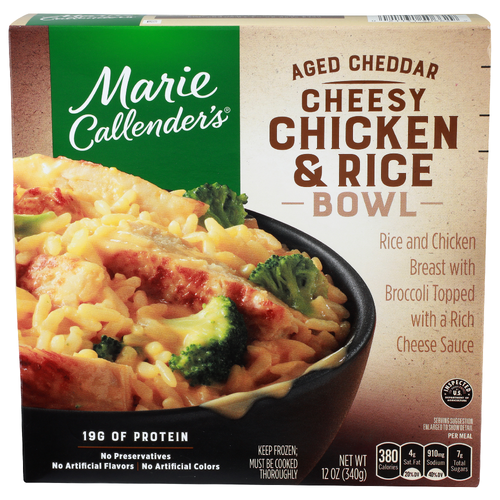 Marie Callender's Aged Cheddar Bowl Cheesy Chicken & Rice - 12 Ounce