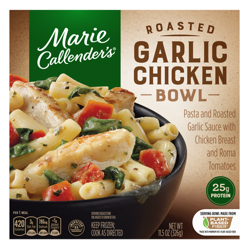 Marie Callender's Roasted Garlic Chicken Bowl, Frozen Meal - 11.5 Ounce