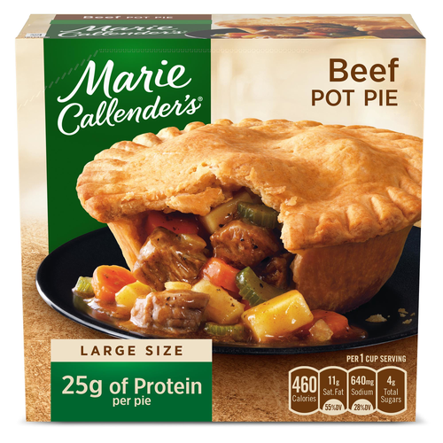 Marie Callender's Beef Pot Pie Large Size Frozen Meal - 15 Ounce