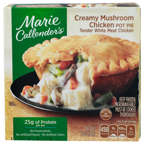 Marie Callender's Creamy Mushroom Chicken Pot Pie - 15 Ounce