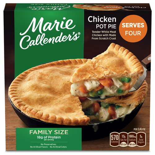 Marie Callender's Chicken Pot Pie, Family Size Frozen Meal - 45 Ounce