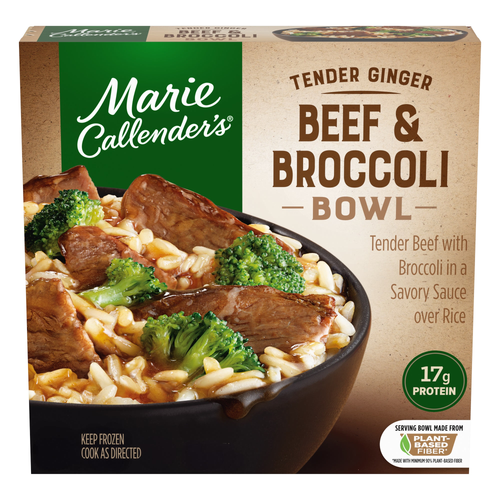 Marie Callender's Tender Ginger Beef And Broccoli Bowl, Frozen Meal - 11.8 Ounce Image 1 of 4