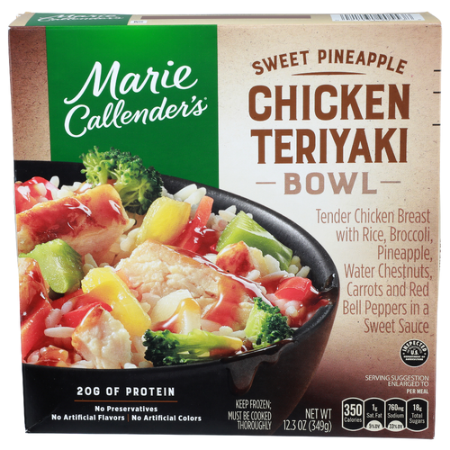 Marie Callender's Sweet Pineapple Bowl Chicken Teriyaki - 12.3 Ounce
