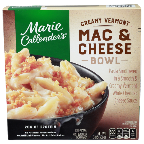 Marie Callender's Creamy Vermont Mac & Cheese Bowl - 13 Ounce