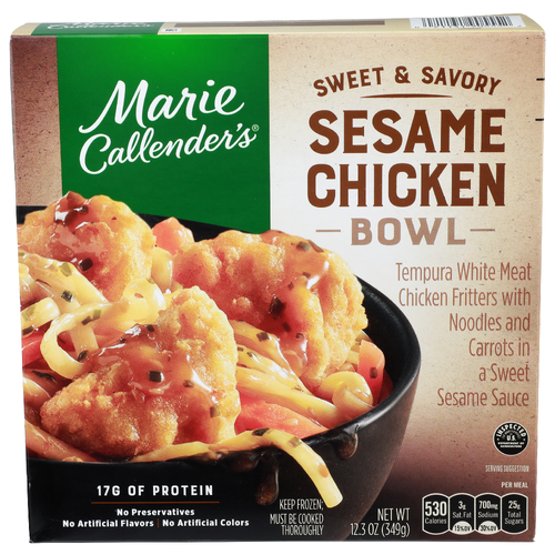 Marie Callender's Sweet & Savory Bowl Sesame Chicken - 12.3 Ounce
