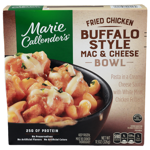 Marie Callender's Fried Chicken Buffalo Style Mac & Cheese Bowl - 11.5 Ounce