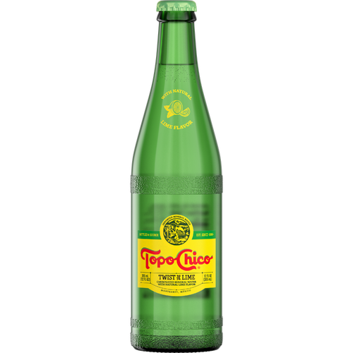 Topo Chico Twist Of Lime Mineral Water Glass Bottle - 12 Fluid Ounce Image 1 of 2