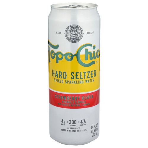 Topo Chico Beer Strawberry Guava Hard Seltzer - 24 Fluid Ounce