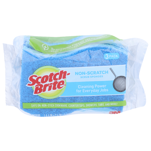 Scotch-Brite Non-Scratch Scrub Sponges - 3 Count