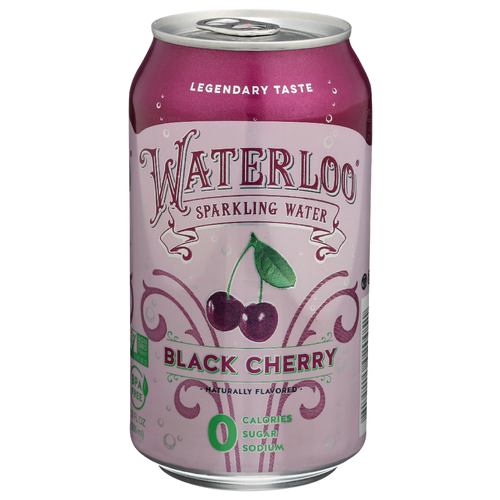 Waterloo Sparkling Water Black Cherry 12 Pack - 12 Fluid Ounce