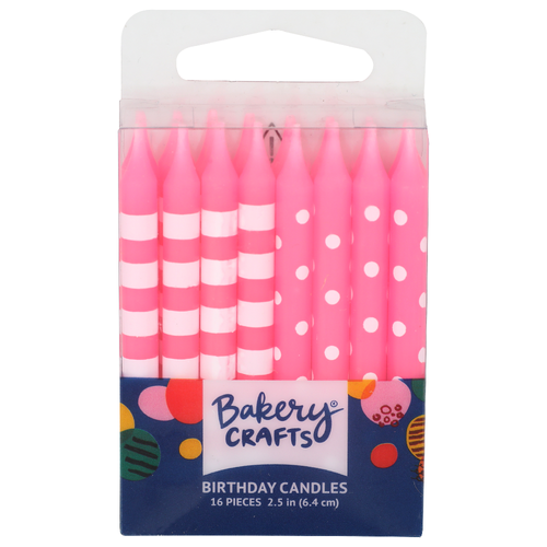 Bakery Crafts Birthday Candles - 16 Count