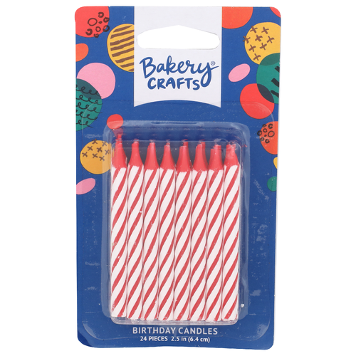 Bakery Crafts Birthday Candles - 24 Count
