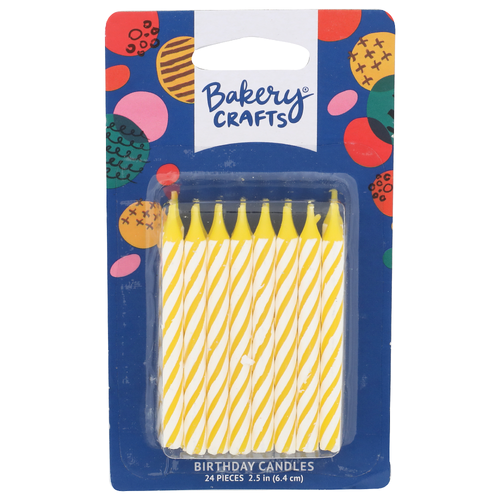 Bakery Crafts Birthday Candles - 24 Count