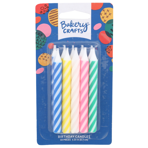Bakery Crafts Birthday Candles - 10 Count