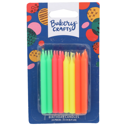 Bakery Crafts Birthday Candles - 24 Count