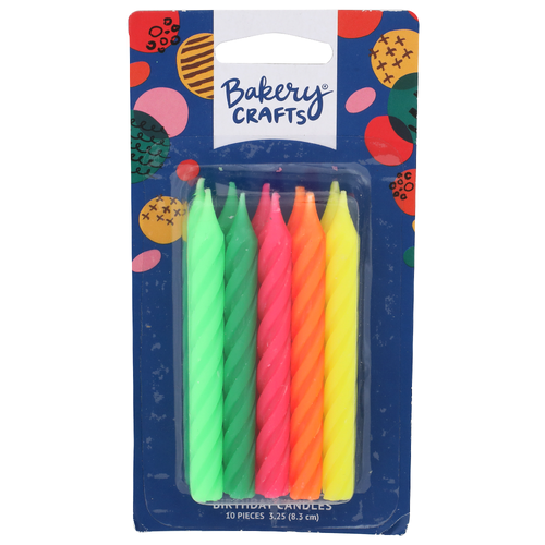 Bakery Crafts Birthday Candles - 10 Count