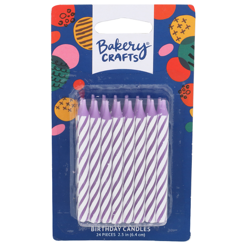 Bakery Crafts Birthday Candles - 24 Count