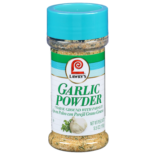 Lawry's Coarse Ground With Parsley Garlic Powder - 5.5 Ounce