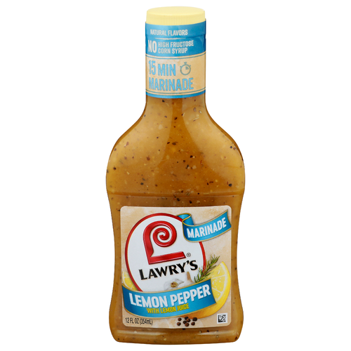 Lawry's Lemon Pepper With Juice Marinade - 12 Fluid Ounce