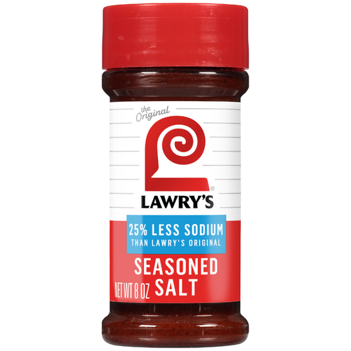 Lawry's 25% Less Sodium Seasoned Salt - 0.5 Pound