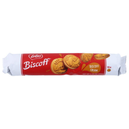 Lotus Sandwich Cookies With Biscoff Cream - 0.353 Ounce - 15 Count