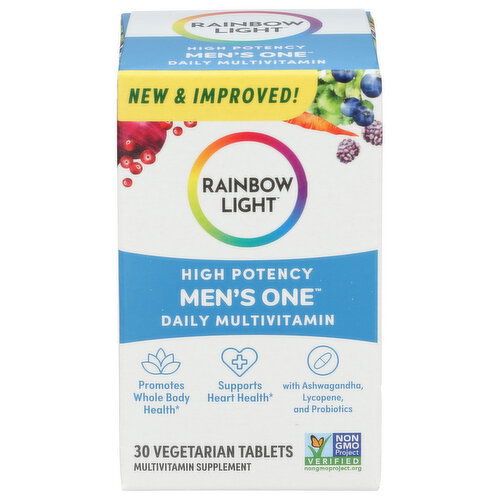 Rainbow Light Tablet Men's One Daily Multivitamin Hipo - 30 Count