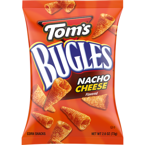 Tom's Nacho Cheese Flavored Bugles - 2.6 Ounce Image 1 of 2