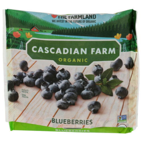 Cascadian Farm Organic Blueberries Frozen - 8 Ounce