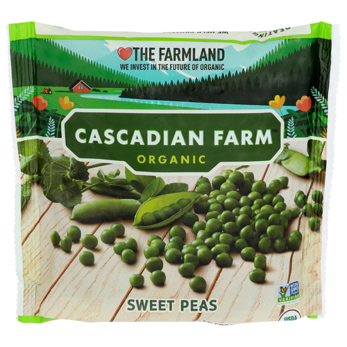 Cascadian Farm Organic Sweet Peas Frozen - 10 Ounce