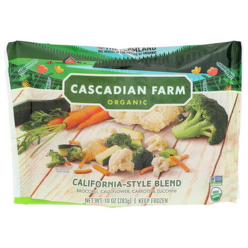 Cascadian Farm Organic California-Style Blend Frozen - 10 Ounce Image 1 of 4