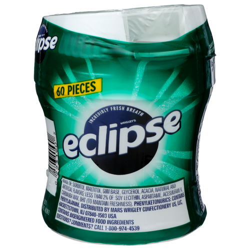 Wrigley's Eclipse Spearmint Sugarfree Gum - 60 Count