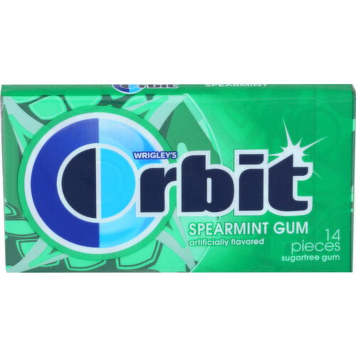 Wrigley's Orbit Sf Gum Spearmint - 14 Count