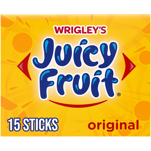 Wrigley's Juicy Fruit Original Bubble Gum - 15 Count
