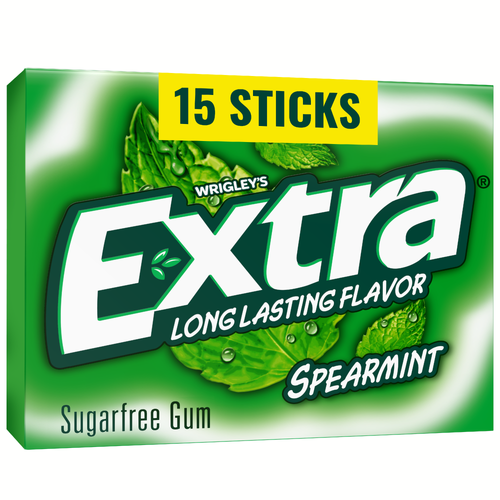 Extra Sugar Free Spearmint Gum - 15 Count Image 1 of 4
