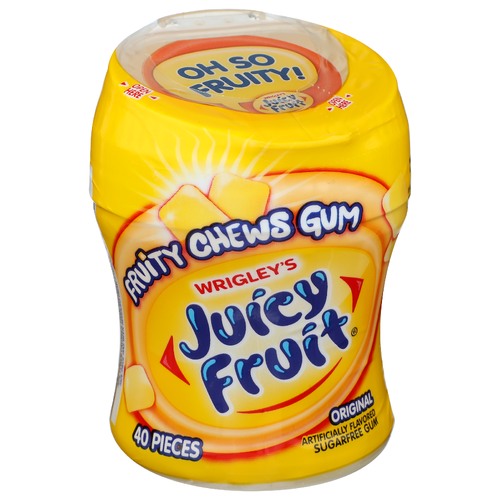 Juicy Fruit Gum, Sugar Free, Original - 40 Count