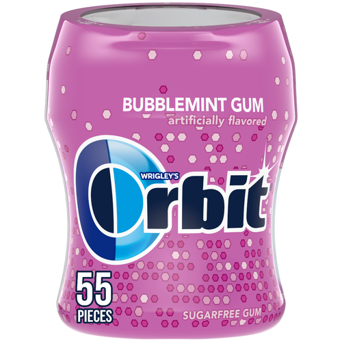 Orbit Sugar Free Bubblemint Chewing Gum - 55 Count
