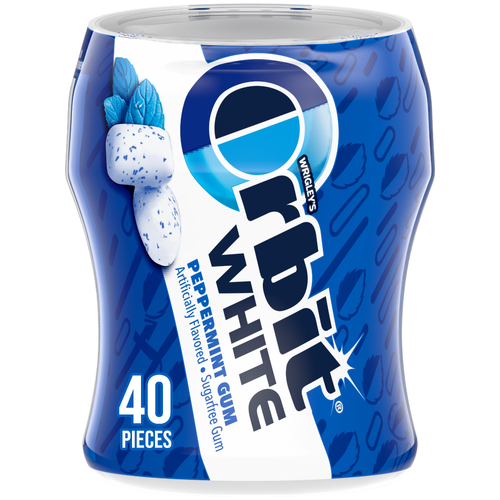 Orbit Sugar Free White Peppermint Chewing Gum - 40 Count