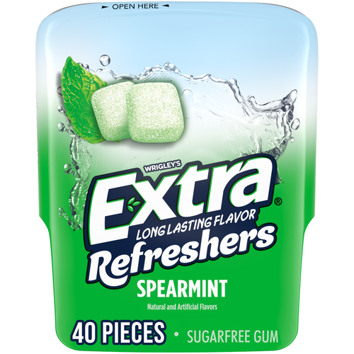 Extra Refreshers Sugar Free Spearmint Gum - 40 Count Image 1 of 4