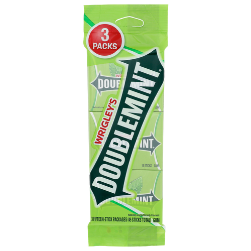WRIGLEY'S DOUBLEMINT Gum - 3 Count