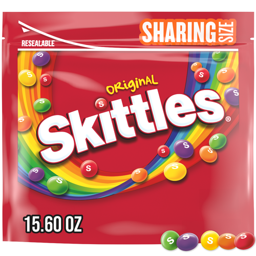 Skittles Original Chewy Candy, Sharing Size, Bag - 15.6 Ounce Image 1 of 4