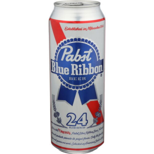 Pabst Blue Ribbon Beer Can - 24 Fluid Ounce - 1 Count