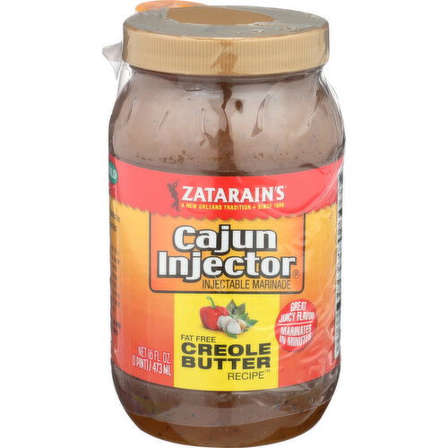 Zatarain's  Fat Free Cajun Injector Creole Butter - 16 Fluid Ounce Image 1 of 2