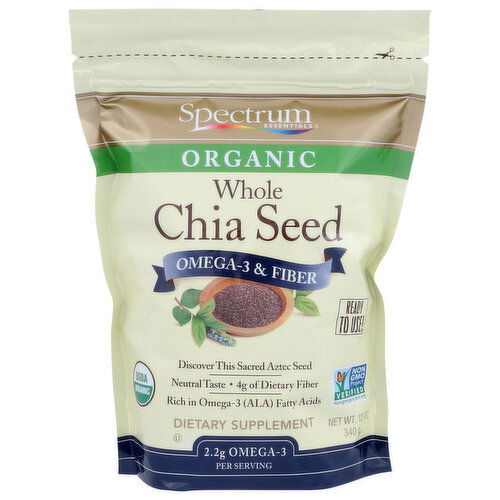 Spectrum Essentials Seed Chia Org - 12 Ounce